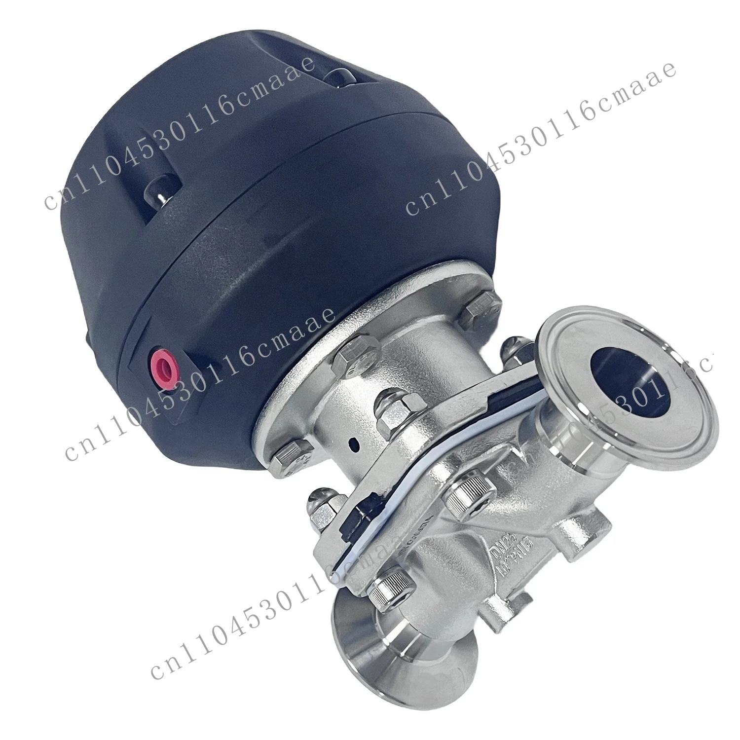 SS316L Pharmaceutical Pneumatic Ferrule Diaphragm Valve with 50.5mm Clamp End