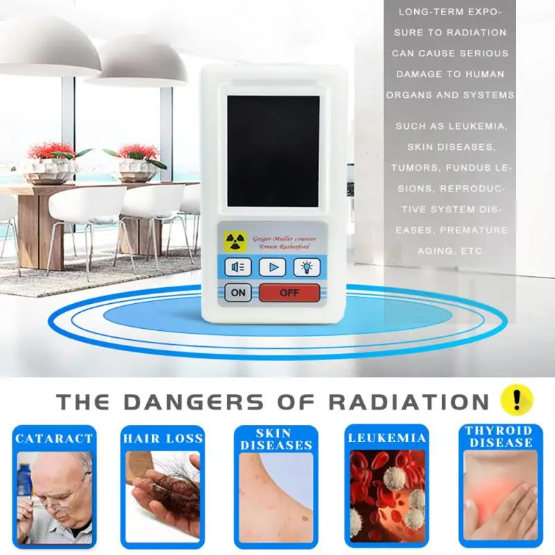 Nuclear Radiation Detector Tester BR-6 Radiation Detector Ionizing Radiation