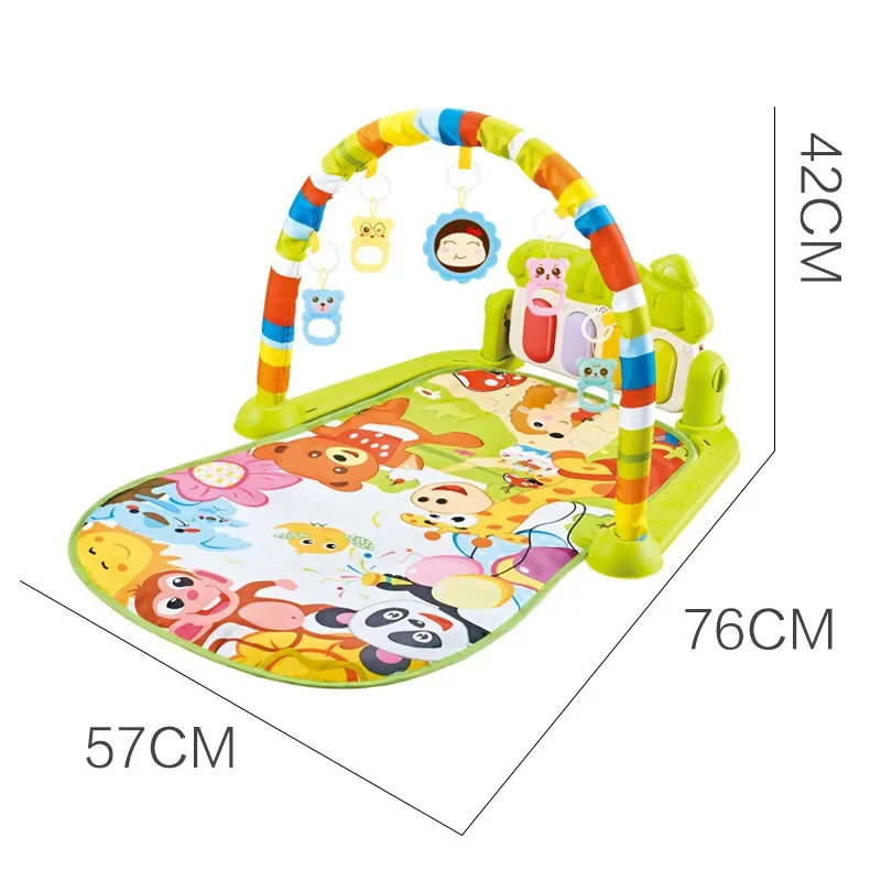 Baby Activity Gym Rack Early Education 0-36 Months Toy Gifts Musical Newborn Piano Keyboard Crawling Blanket Pedal Play Mat Gifr