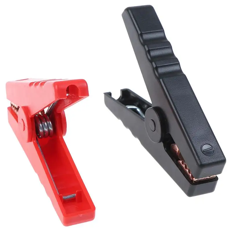 2pcs 100A coccodrillo Clip a coccodrillo connettore per morsetto a Clip isolato per batteria per caricabatterie elettrici