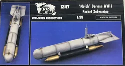 1:35 Resin Assembled Model Scene Layout Pocket Submarine Unpainted