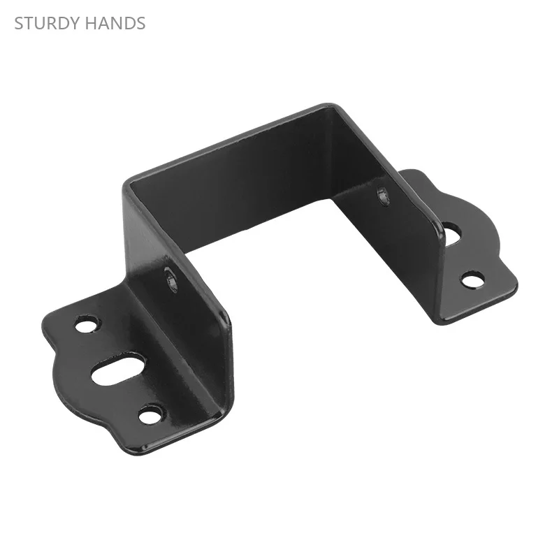 Imagem -02 - Engroçado Código Canto Ferro Bed Cama de Madeira Maciça Horizontal Beam Support Fixação Hardware Acessórios 10 Pcs Aço Inoxidável