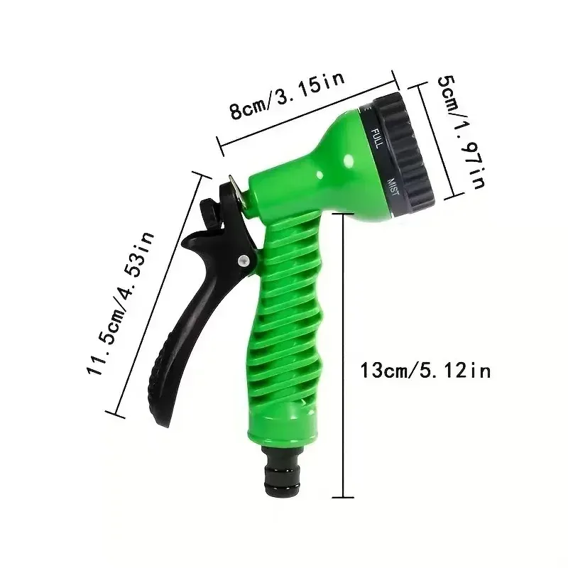 Garden plastic water spray gun household gardening watering car washing tool high pressure water gun view 6