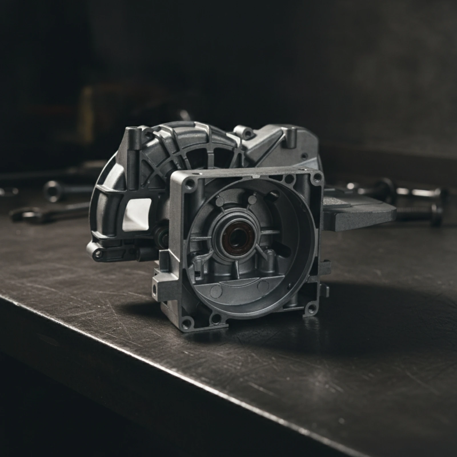 Brush Cutter Crankcase Replacement Crankcase Assembly Engine Housing Cast Metal for Repair Technicians