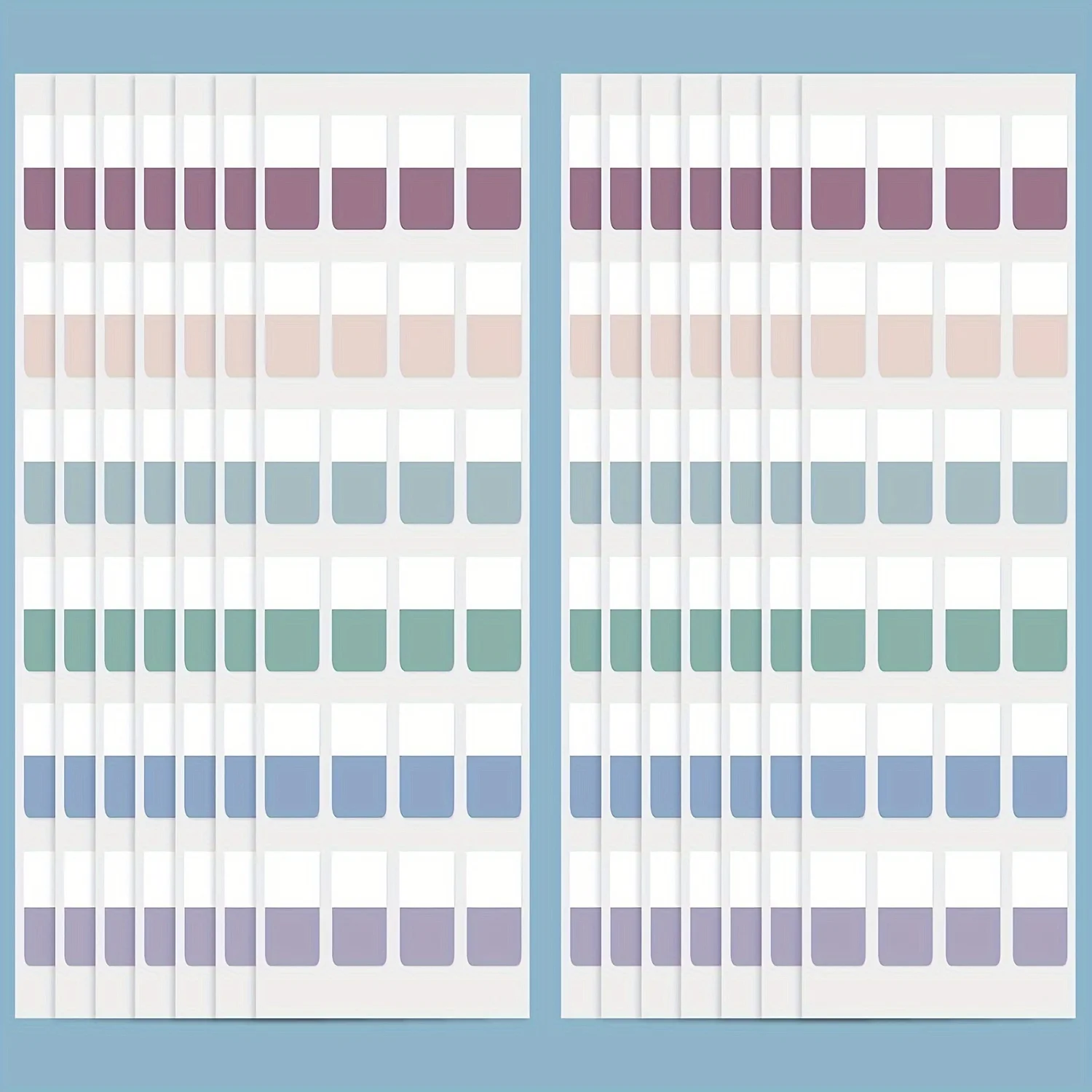

480pcs Sticky Index Tabs Colored Adhesive Flag Tabs Writable and Repositionable for Binders, Books, Paper, Notes, Filer Folders