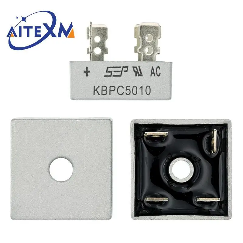 2PCS KBPC1510 KBPC2510 KBPC3510 KBPC5010 15A 25A 35A 50A 1000V Diode Bridge Rectifier Diodes Power Rectifier Diode