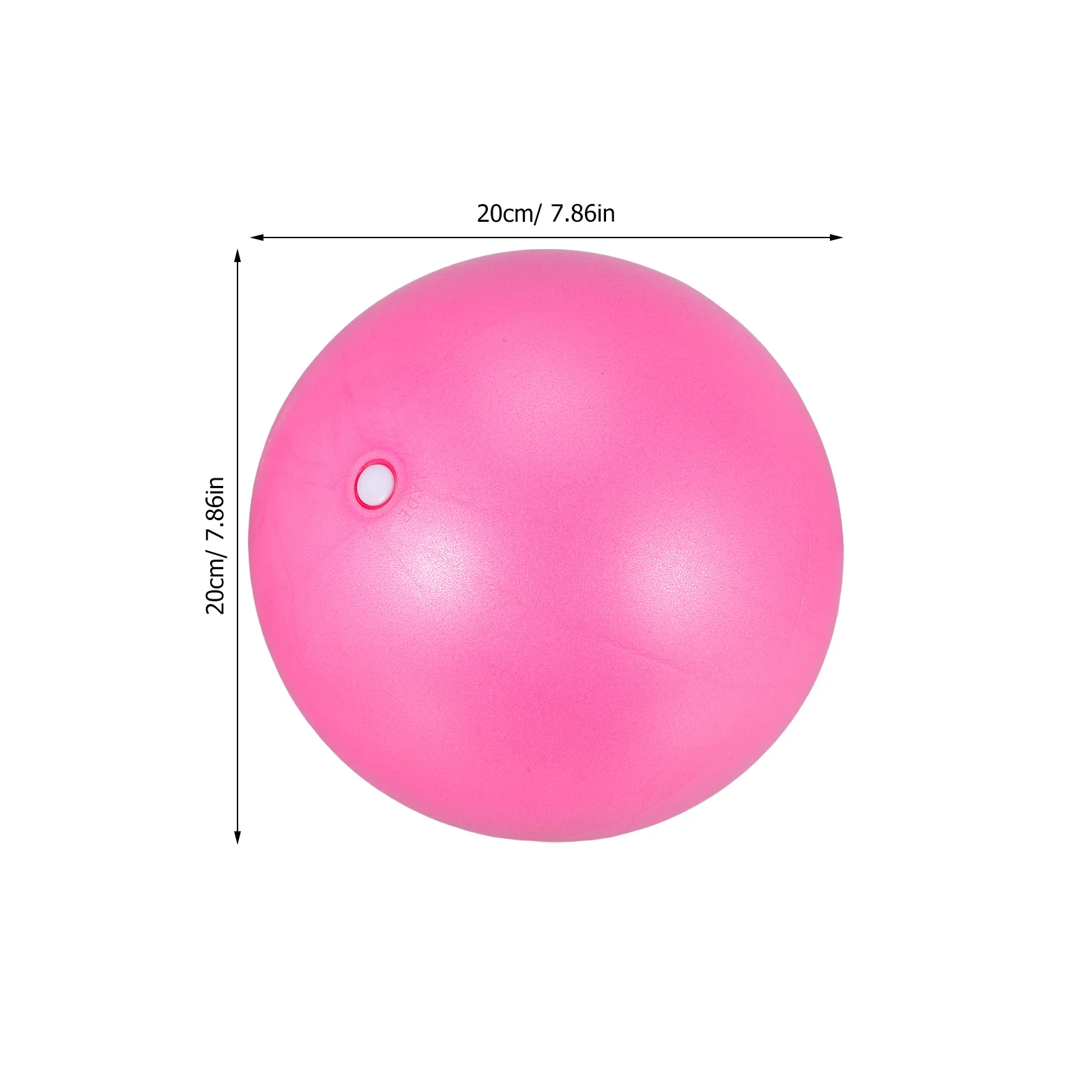 توازن صغير 20 سنتيمتر بولي كلوريد الفينيل الأحمر المضادة للانفجار بيلاتيس ممارسة لتقوية البطن الأساسية اليوغا باري التدريبات إعادة التأهيل