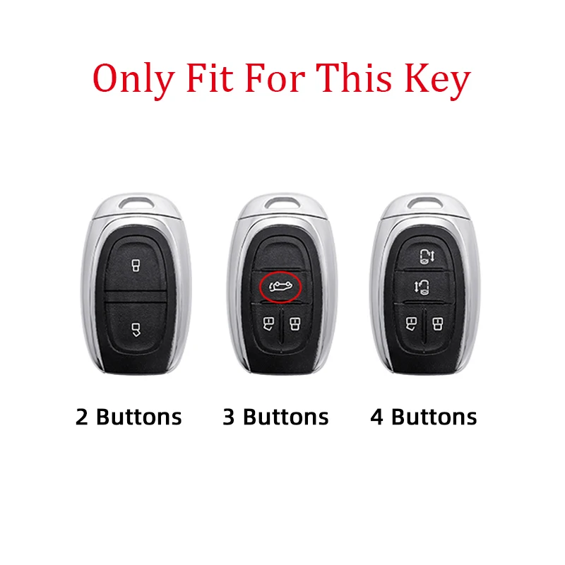 Alloy Car Remote Key Case Cover Protect Shell Bag For Maxus G50 Plus LDV D60 G10 G20 RV V80 V90 T60 T70 EUNIQ5 Auto Accessories