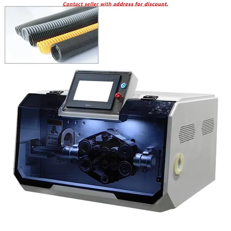 

EW-12A+ Automatic Corrugated Tube Cutting Machine Plastic Tube Cutting Equipment For Cable Manufacturing