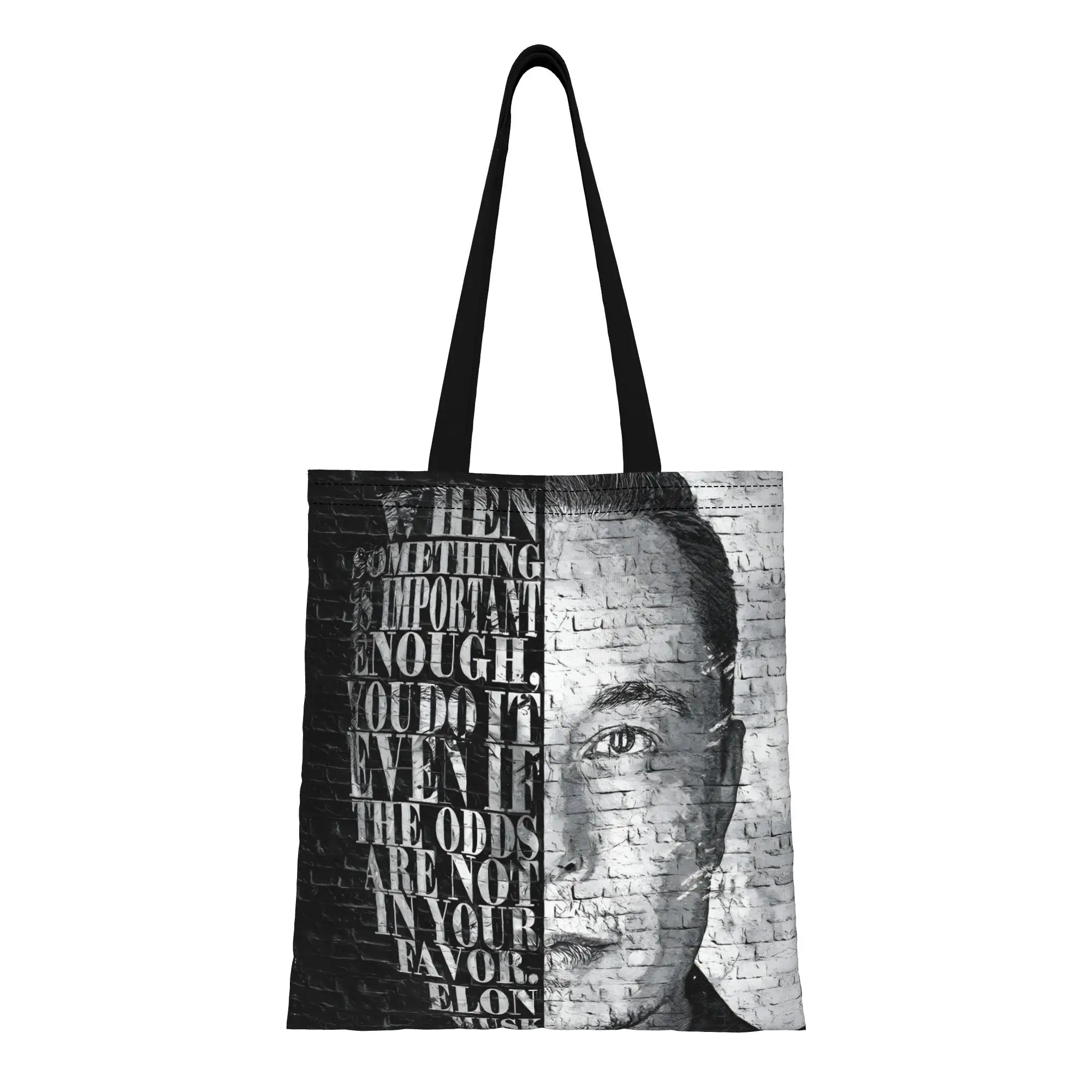 

Холщовая сумка-тоут Mars Explorer, 1 шт., сумка-тоут Musks Space Dreamer, уличная сумка, модная сумка-тоут