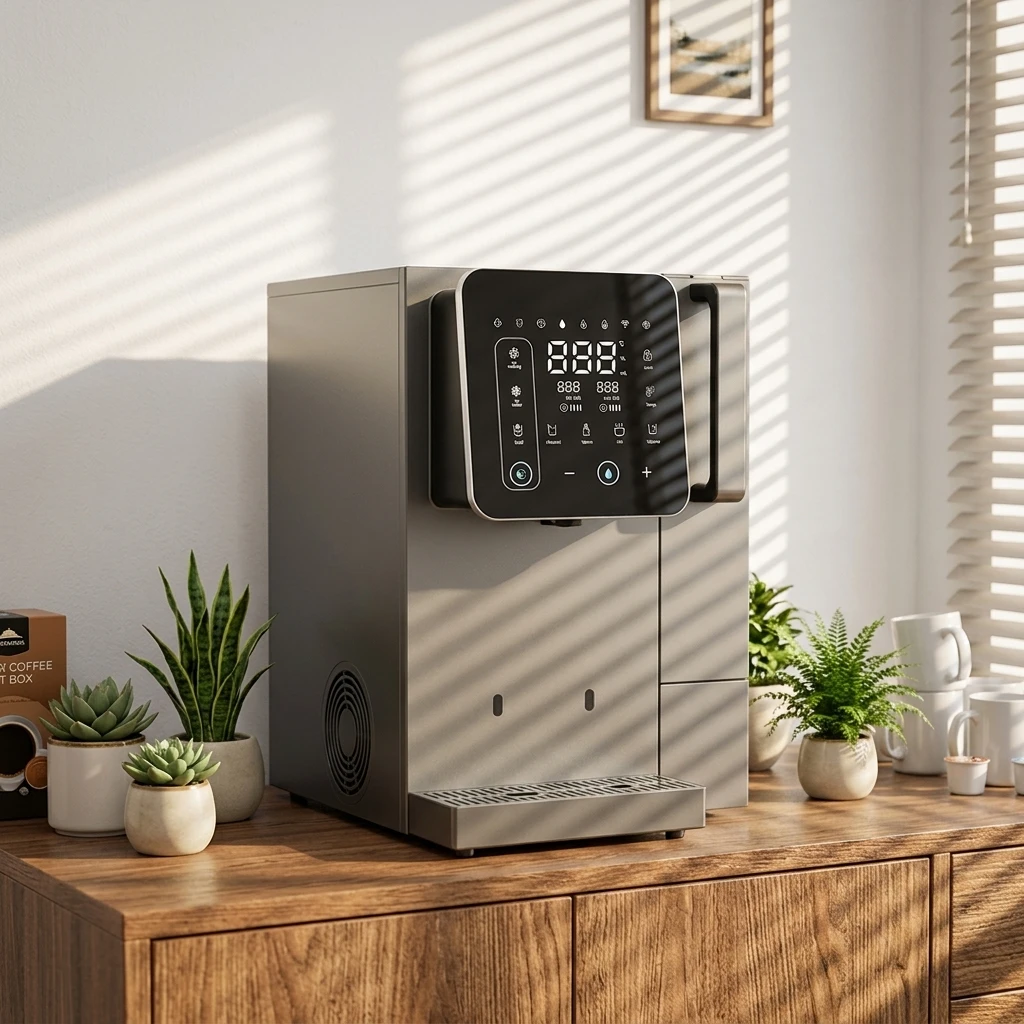 Luxury Ice Maker Water System with Purified Drinking Water for Home Office and Commercial Use