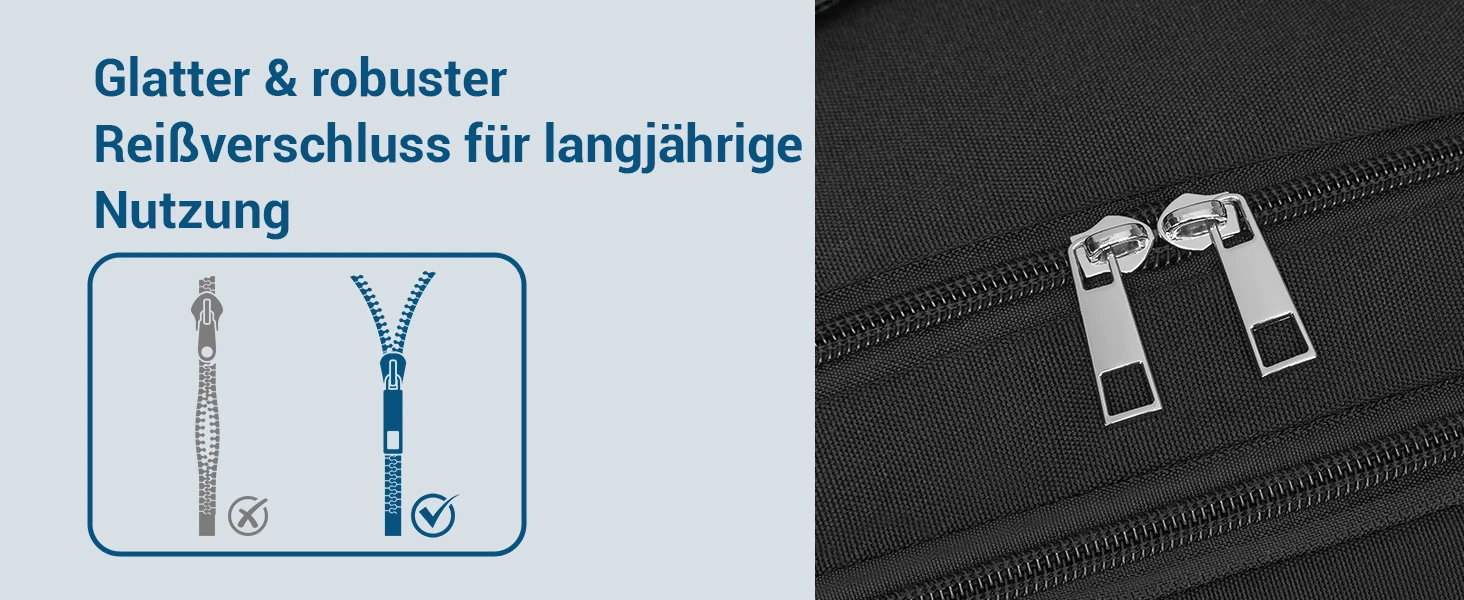 KONO Ryanair & Eurowings Handgepäck-Rucksack 40x30x20 cm 24L 500g mit USB-Ladeanschluss – Detail 6