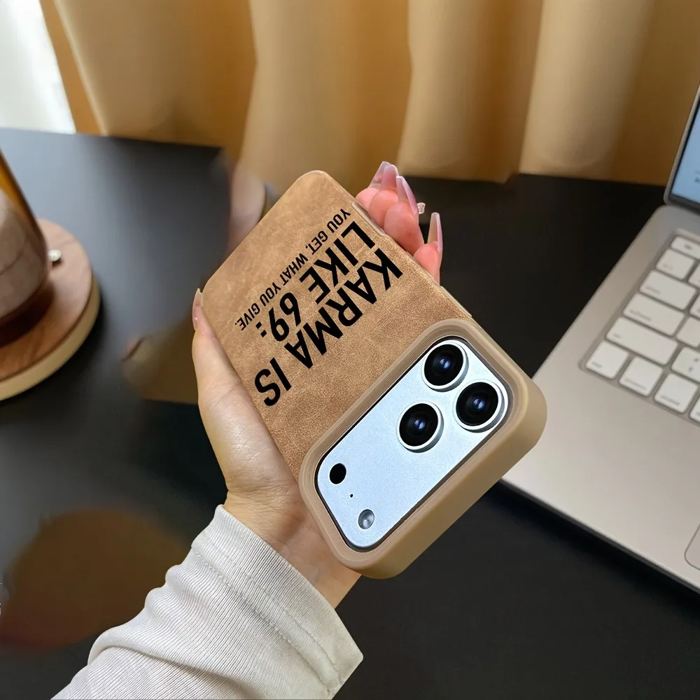 شعار ماتي فو الجلود قضية الهاتف آيفون 17 برو ماكس حالات آيفون 17 الهواء 16 زائد 15 14 13 12 11 XS XR X لينة الوفير غطاء