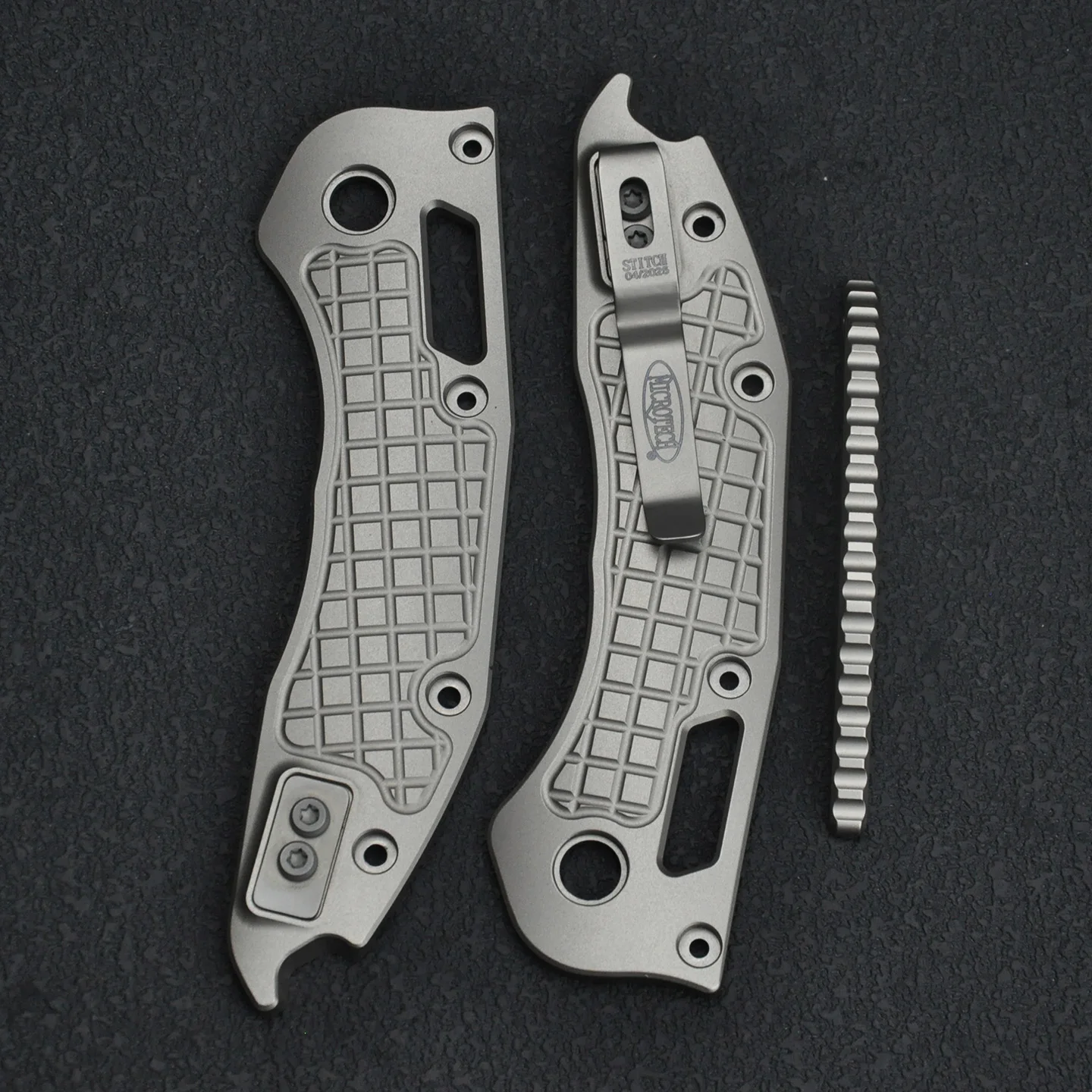 New MT Stitch Folding Knife Titanium 1 Set Whole Accessories Camping Hiking EDC Tools Knife Parts Customization