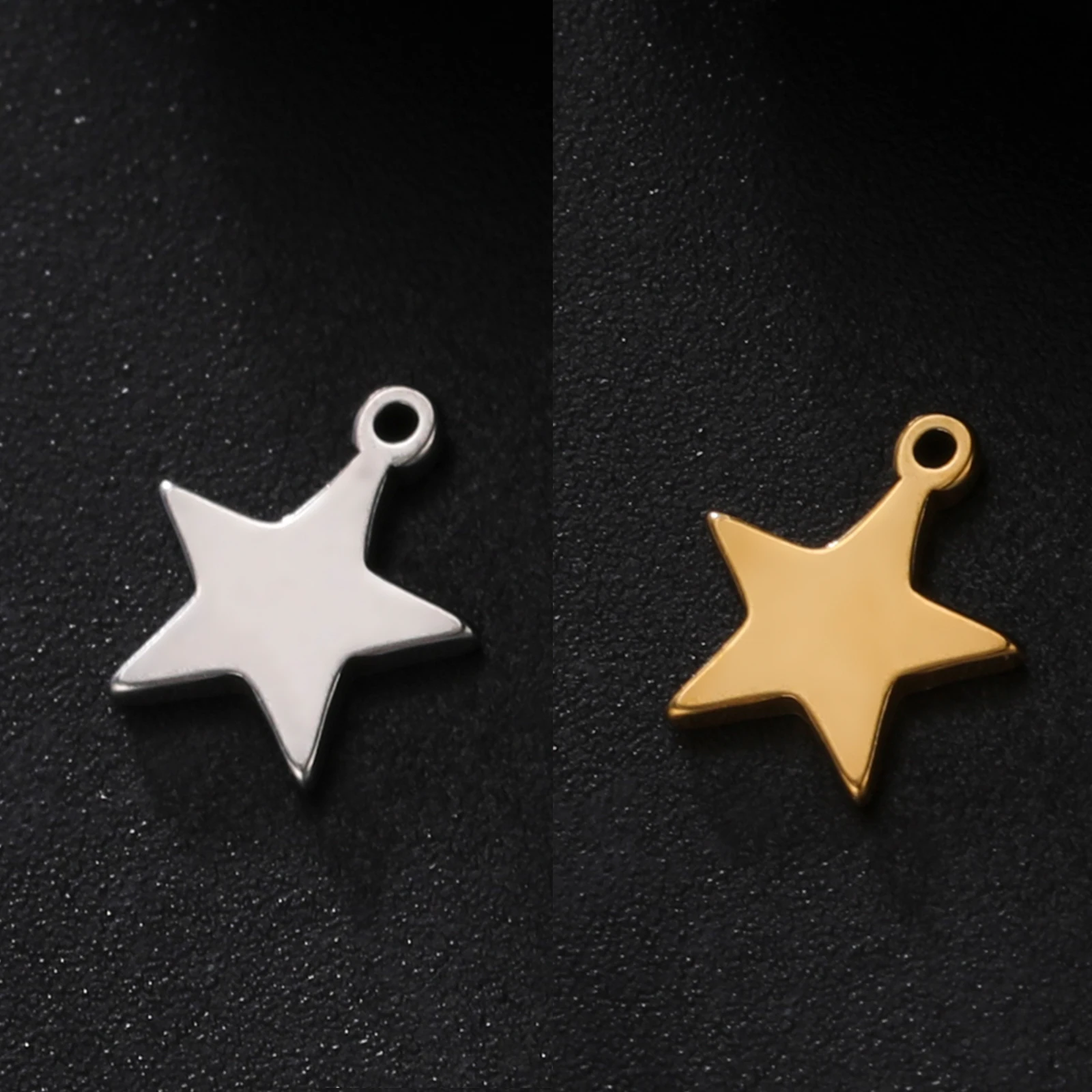 5pcs Stainless Steel Charms for DIY Jewelry Making