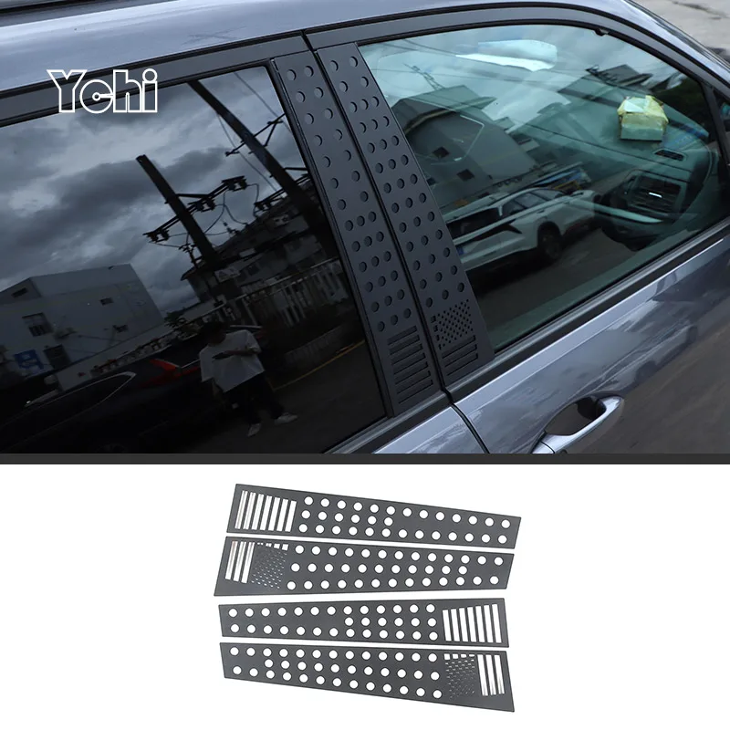 

Aluminum alloy For Honda Pilot 2015-2022 Car Window B-pillar Center Pillar Trim Sticker Car Accessories