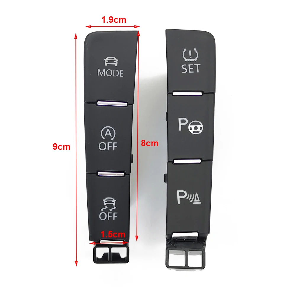 Car Left Right ESP OFF Button Start Stop Mode Driving Pattern OPS Radar Parking Sensor Switch for VW Golf 7 MK7