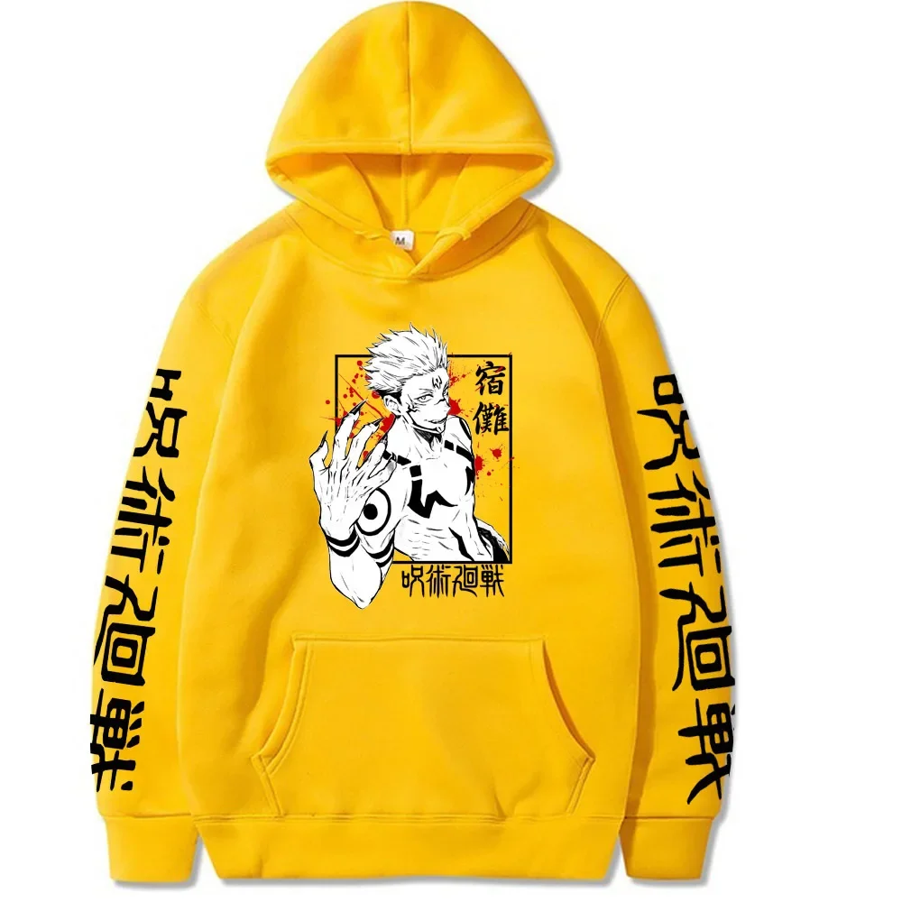 Ryomen Sukuna Hoodies Graphic Printing Sweatshirts for Fans Casual Long Sleeve Men/Women Clothing Sudaderas Hip Hop Hoody - Image 2