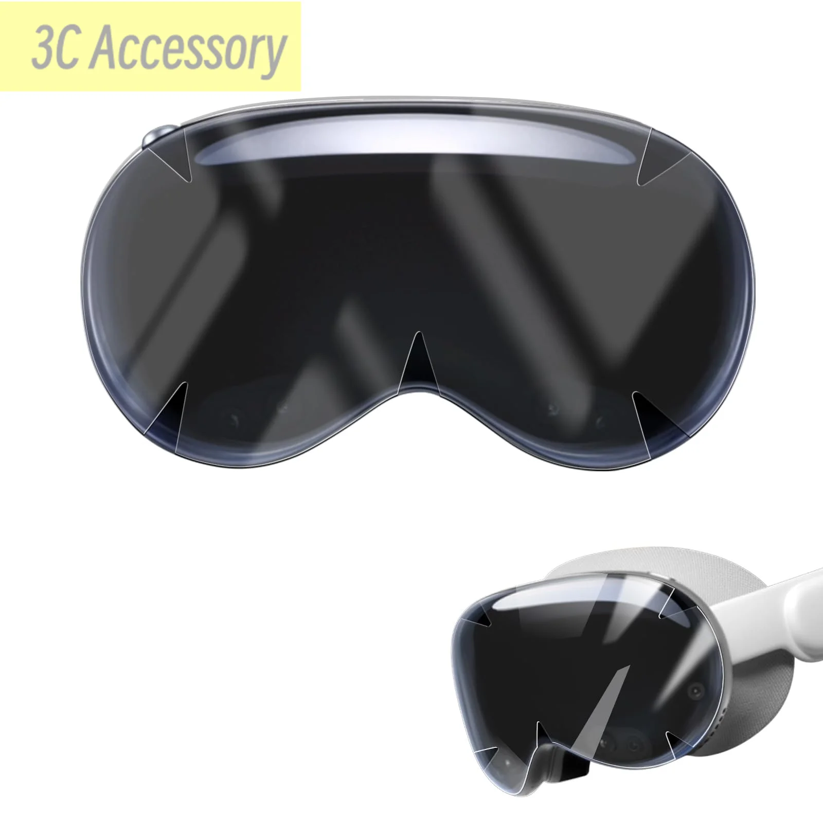 Screen protector for Vision Pro 2 Pcs crystal transparent TPU protective film For Vision Pro VR glasses Vision Pro accessories