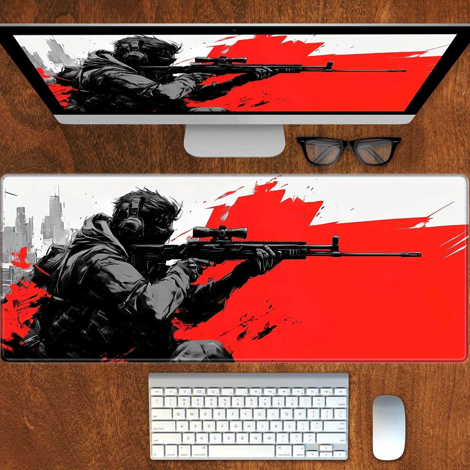 

Oversized gaming mousepad Non-slip rubber extension desk mat for PC laptop keyboards Desktop accessories Gaming Office Company