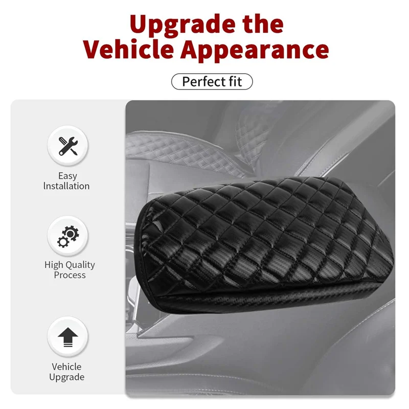 

L37A-For Jeep Grand Cherokee 2022-2025 Armrest Cover Center Console Protector Cushion For Center Console Cover Armrest