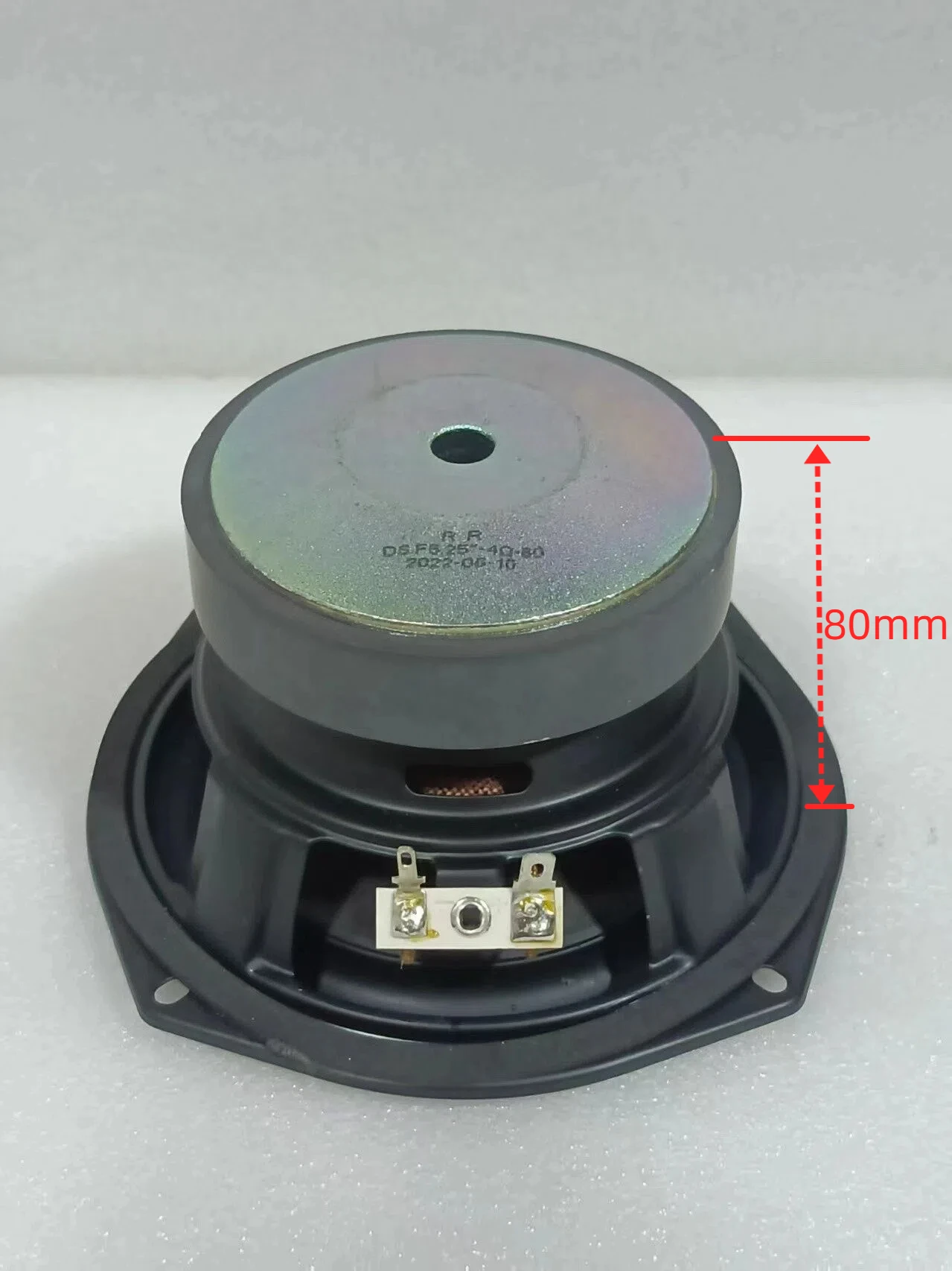 1 Stück GHXAMP 138mm für Harman 5,25 Zoll 80W 4 Ohm Langhub-Subwoofer-Lautsprecher, 90 Magnet Hochleistungs-Bass-Treiber (13,8cm) – Detail 2