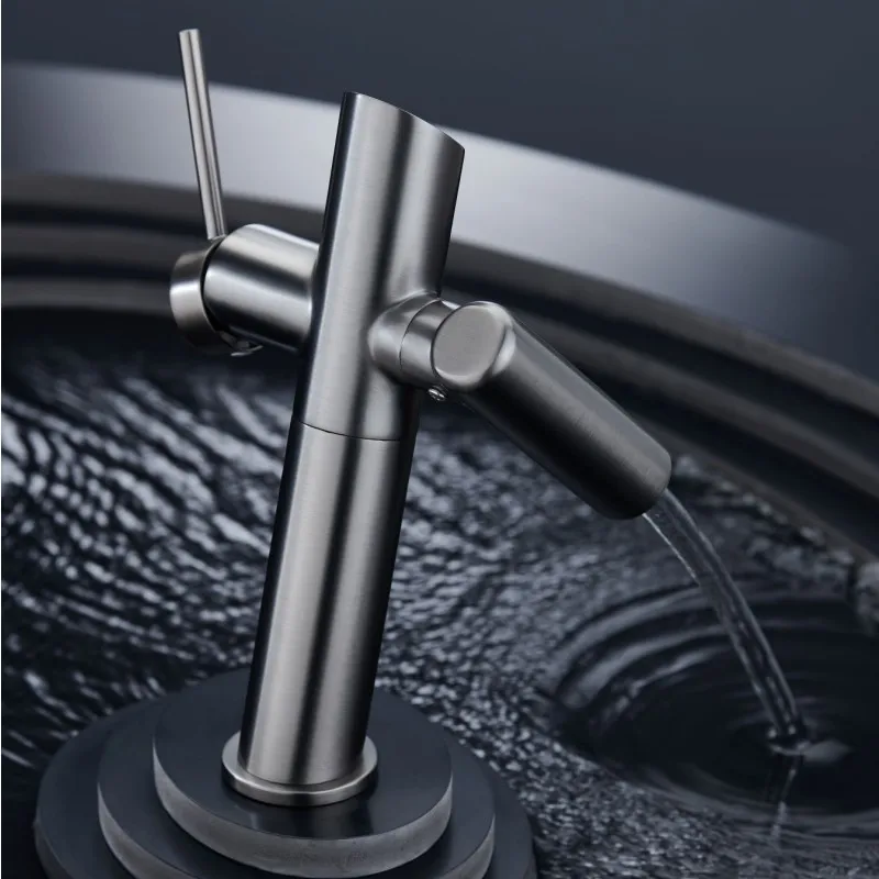 single handle bathroom robot Faucet hot and cold Basin Faucet Hot and Cold bathroom Mixer, Mop Taps,deck Mounted sink faucet