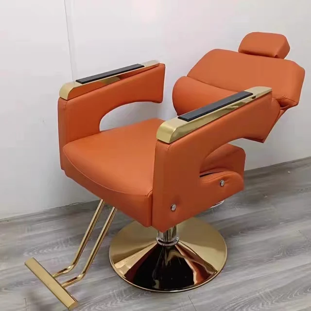 Hairdressing Exclusive Celebrity Folding Chair Lifting and Rotating Hair Cutting Chair