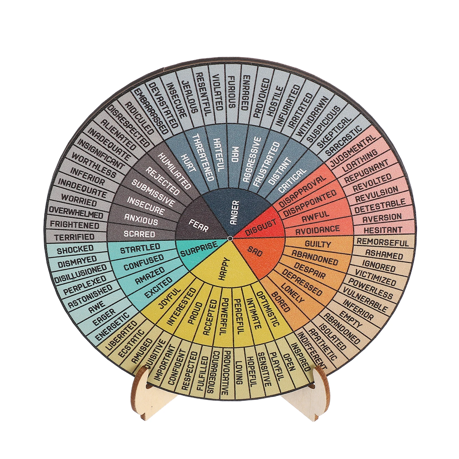 

Wooden Emotion Wheel Desk Feelings Chart For Workers And School For Home Office School Education Supplies Decoration Home Office
