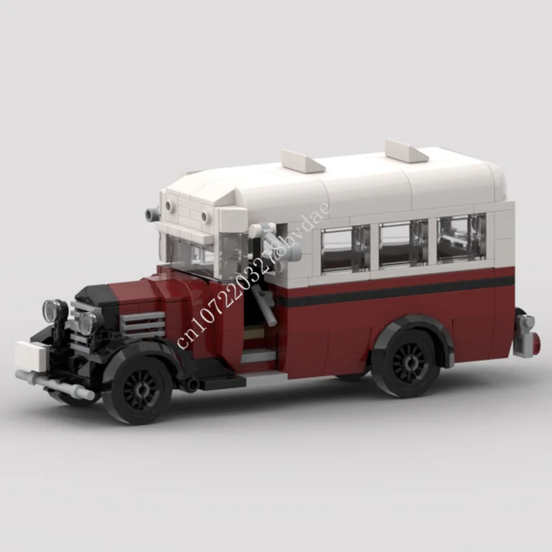 

275PCS MOC Speed Champions 1935 DIAMOND-T BUS Model Building Blocks Technology Bricks DIY Creative Assembly Kids Toys Gifts