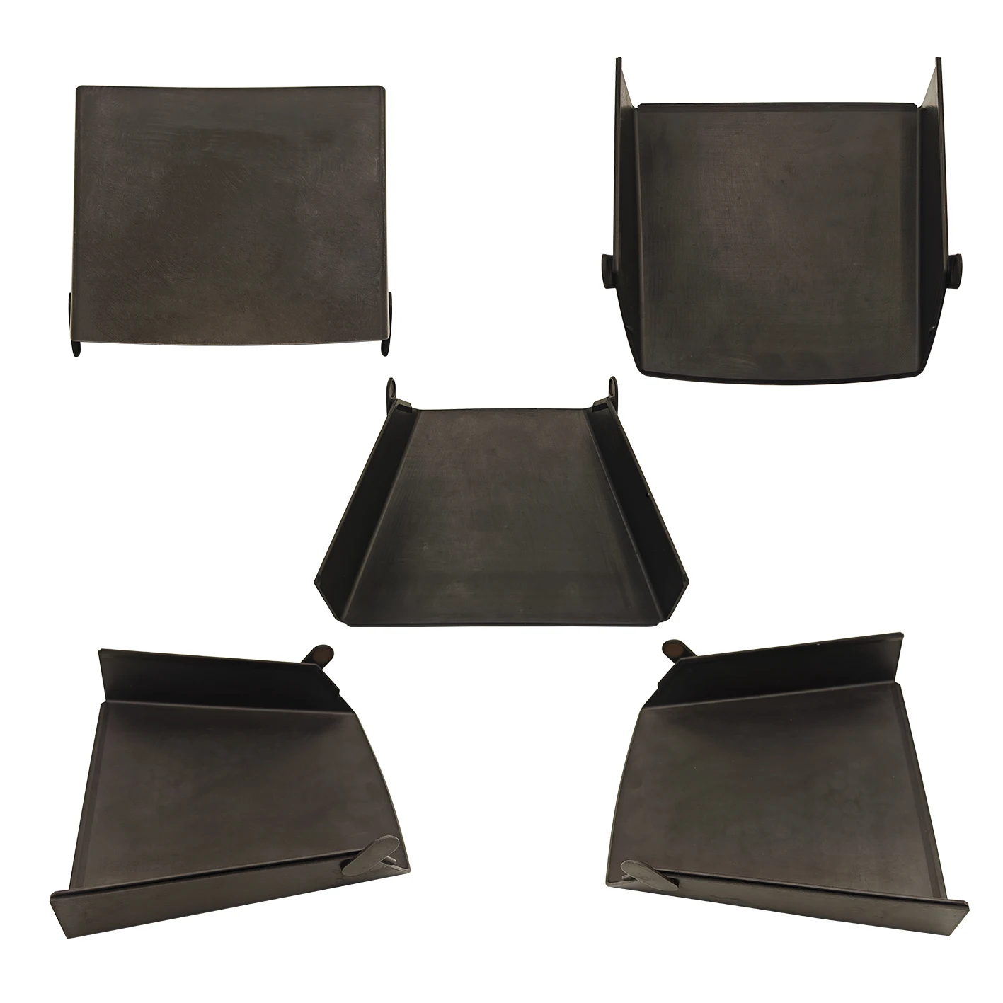 Custom 3D printed plastic sheets 3D printed ABS panel housing Black plastic parts prototyping