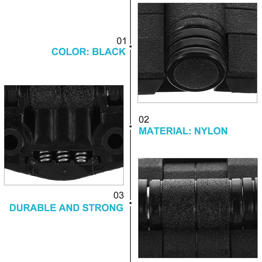 

2pcs Durable Plastic Reinforced Cabinet Heavy Duty Door Hinge Nylon niture Hinge Fit For Gate Door Use Easy Install niture