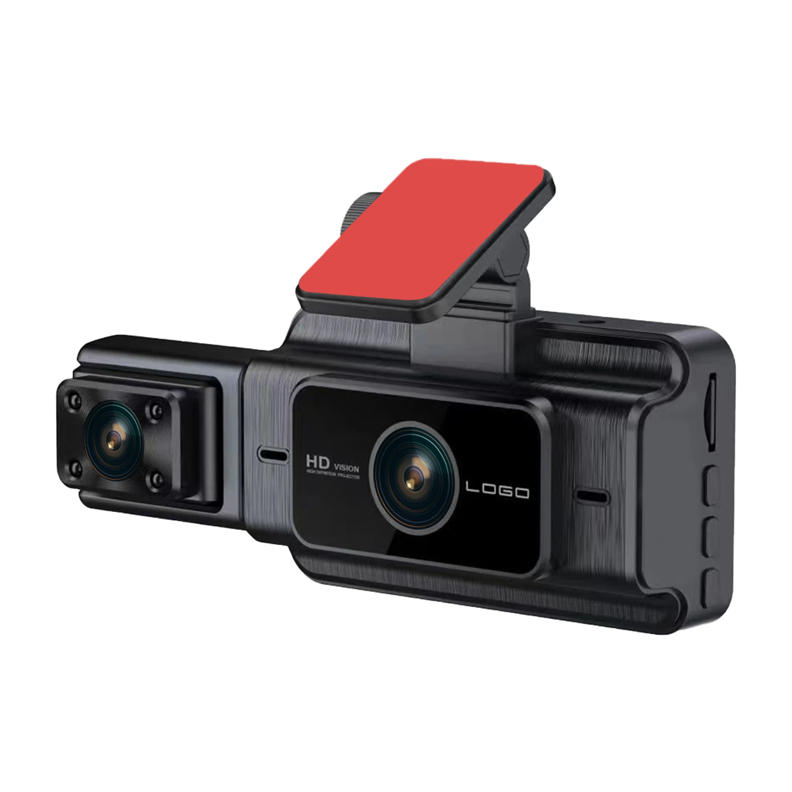 Compact Car Camera Video Recorder Easy Installation Anti-Glare Multiple Languages Car Dash Cam