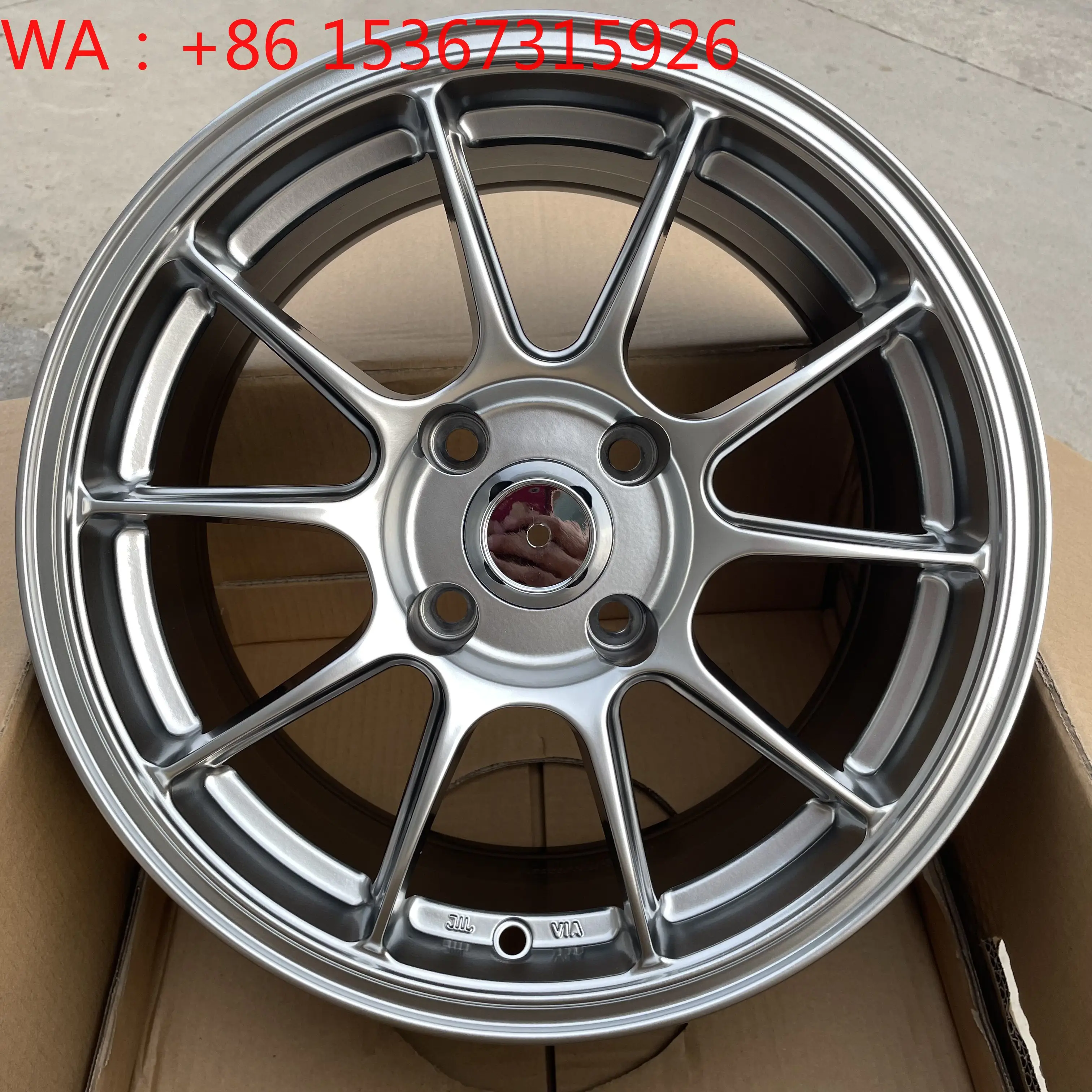 18-19 Inch 35mm ET 8J Hyper Black Five Spoke Cast Aluminum Alloy Passenger Car Wheels Modified Rims