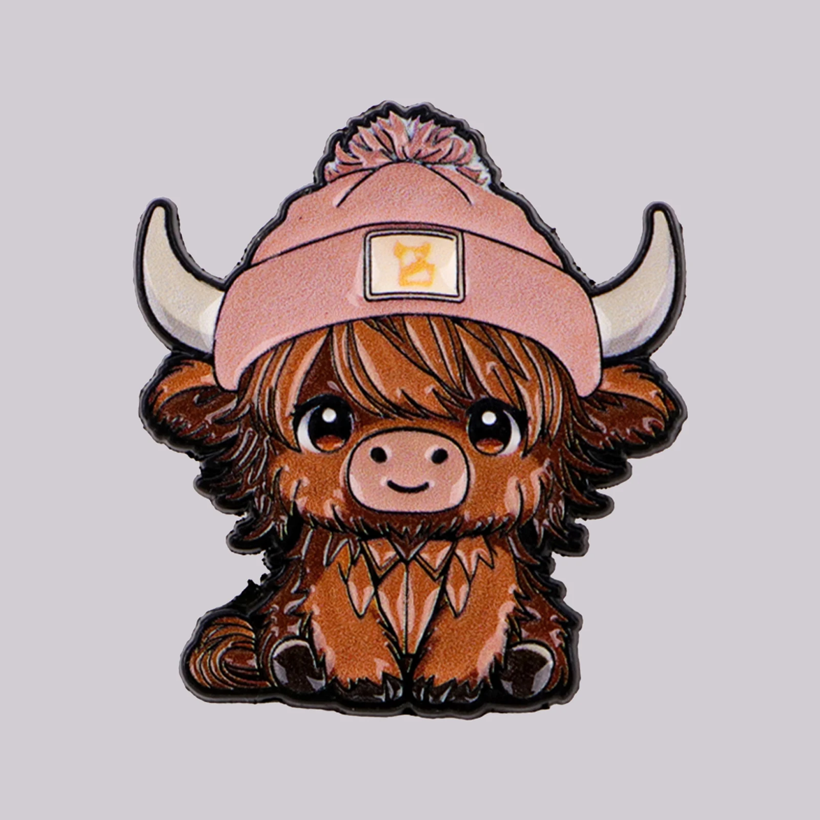 Cartoon Cow Enamel Pin Funny Lapel Pins for Backpacks Brooches for Women Animal Jewelry Accessories Friends Gift