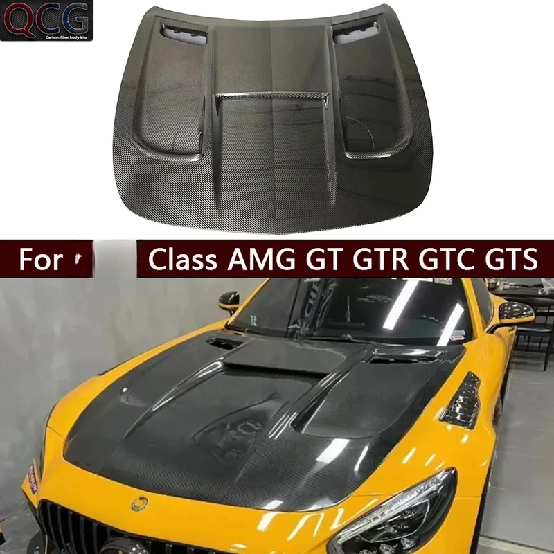

Для класса GT GTR GTC GTS капот из углеродного волокна, крышка двигателя, капот, подголовник автомобиля, автомобильные аксессуары, комплект кузова