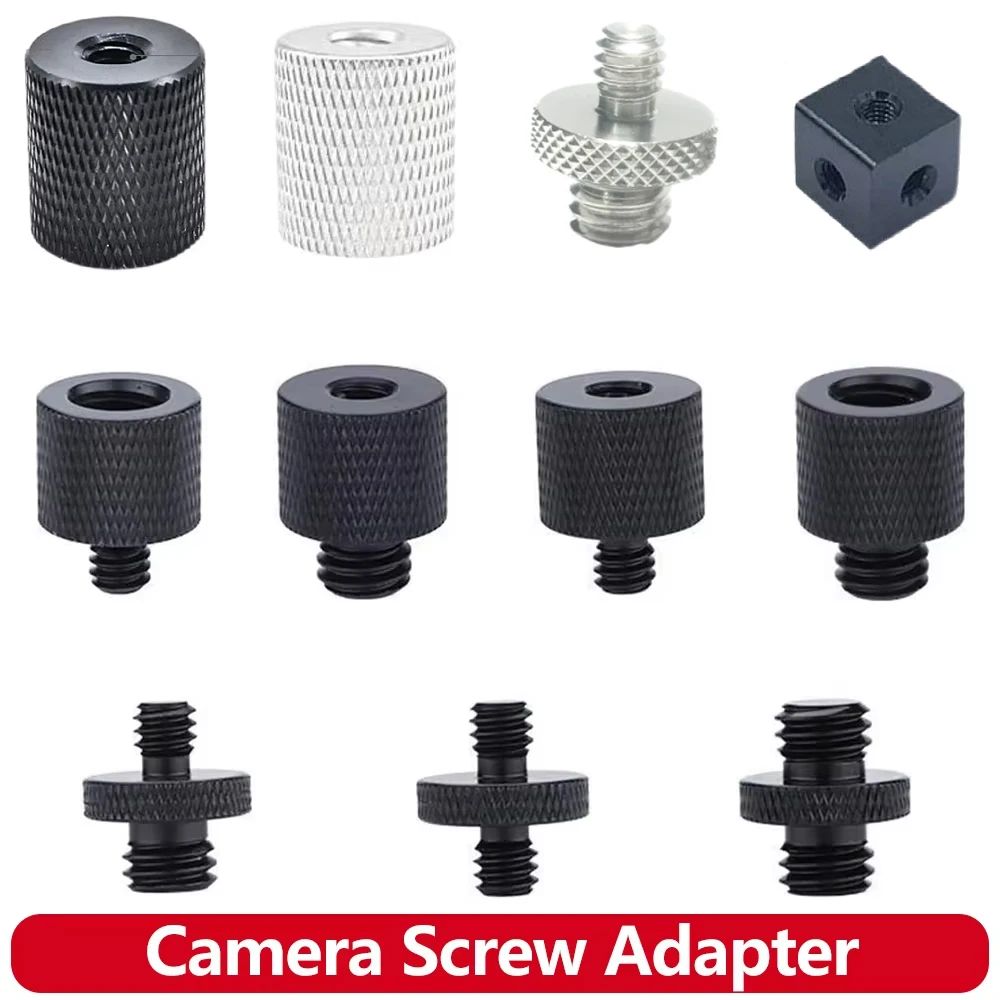 1/4 do 3/8 M5 M6 M8 Śruby z gwintem męskim na żeńskie Adapter do mocowania statywu do kamery GoPro insta360 DJI OSMO