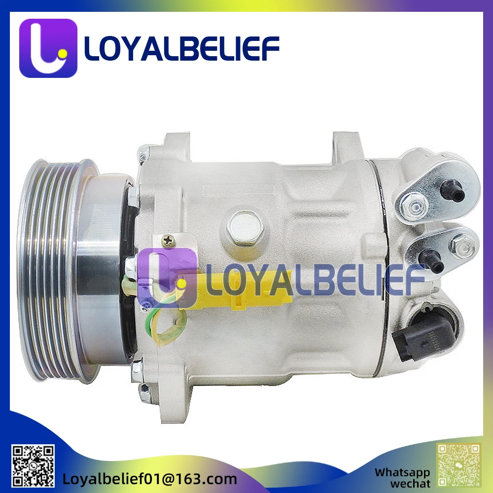 FOR Auto For AC Air Conditioning Compressor For PEUGEOT 607 Saloon (9D, 9U) (2000/01 - /) 9670022480 9671824180 9648138780