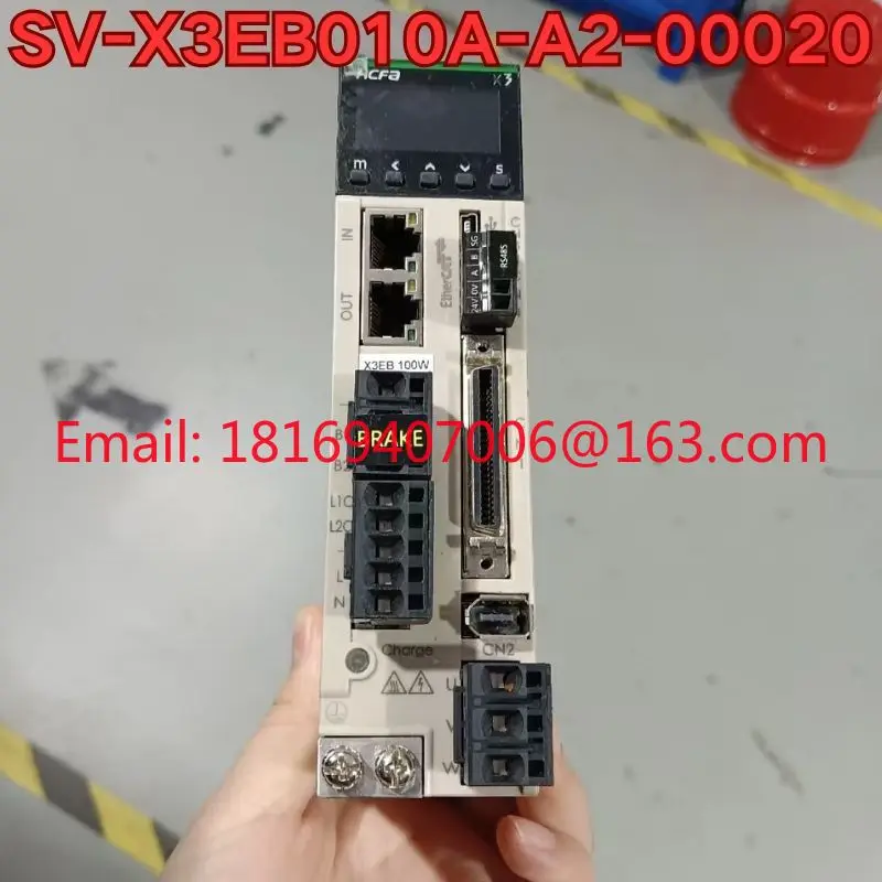 

Second-hand SV-X3EB010A-A2-00020 servo drive function test is normal