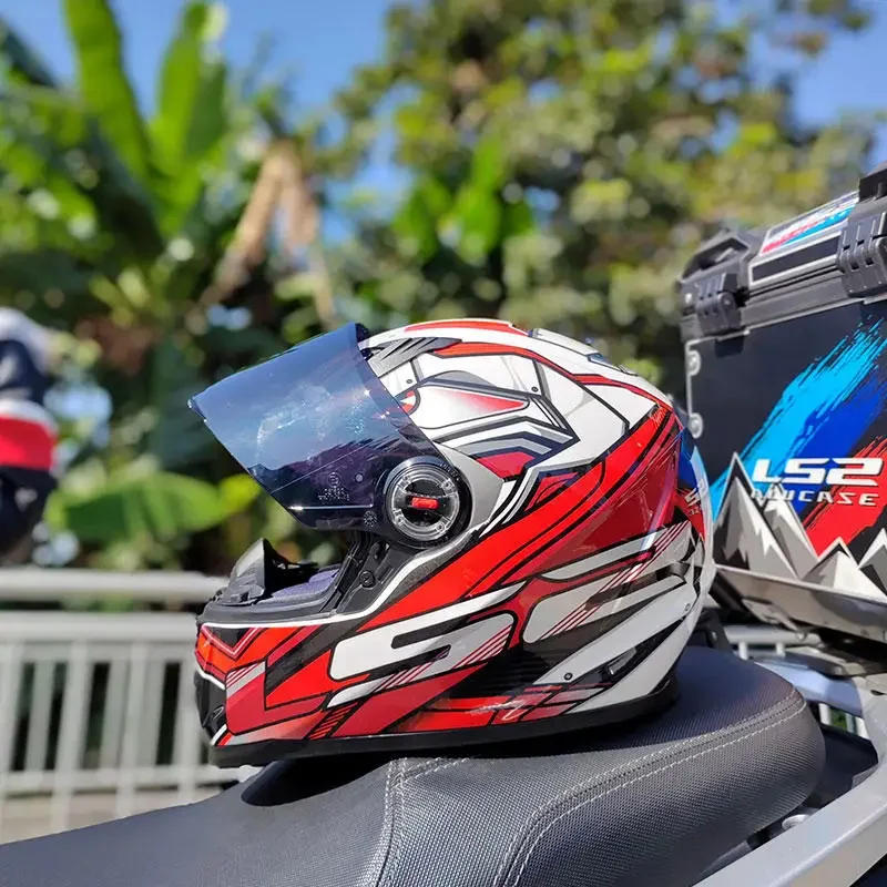 Original LS2 FF358 Motorcycle Helmet LS2 Draze Full Face Helmets