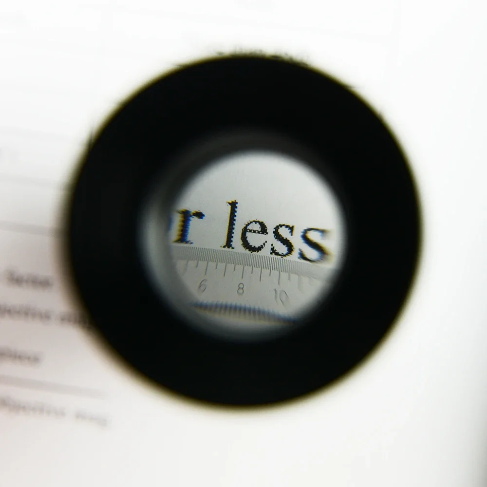 10X กระเป๋าขาตั้งกระบอกแว่นขยายโลหะ Loupe วัดแว่นขยายขนาดสําหรับเครื่องประดับ Observation