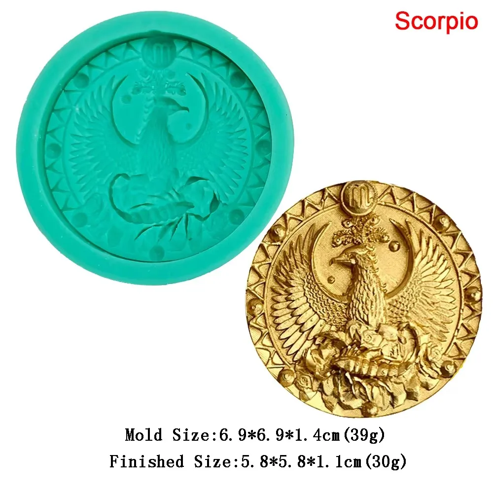 12 Constellations Baking Mold for DIY Crafts