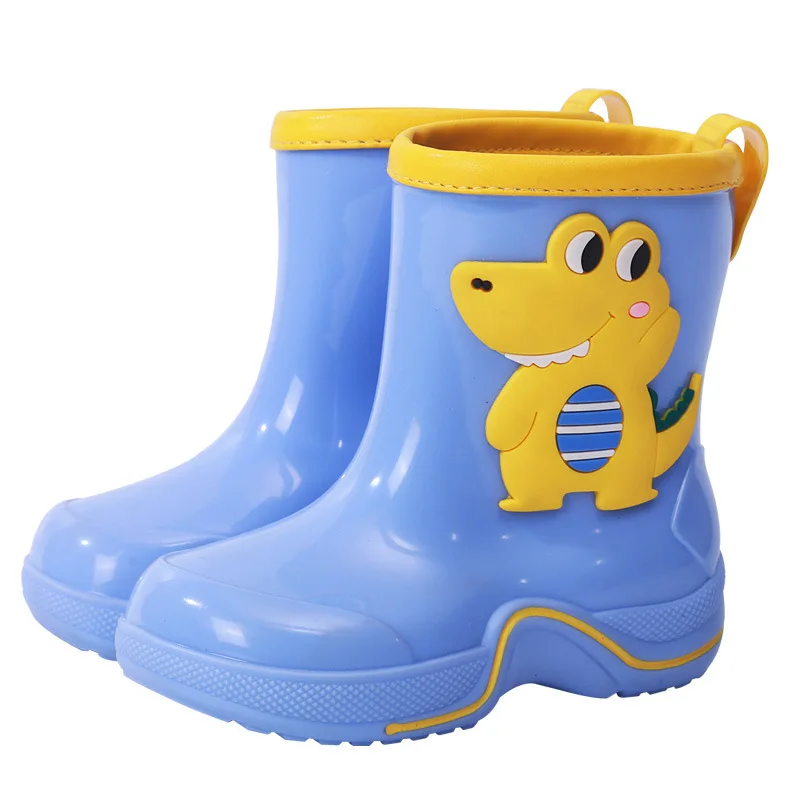 Botas de chuva dos desenhos animados infantis, bebê, meninos, menina, criança, EVA, antiderrapante, ao ar livre, bonito, olhos grandes, impermeável, sapatos infantis, novo