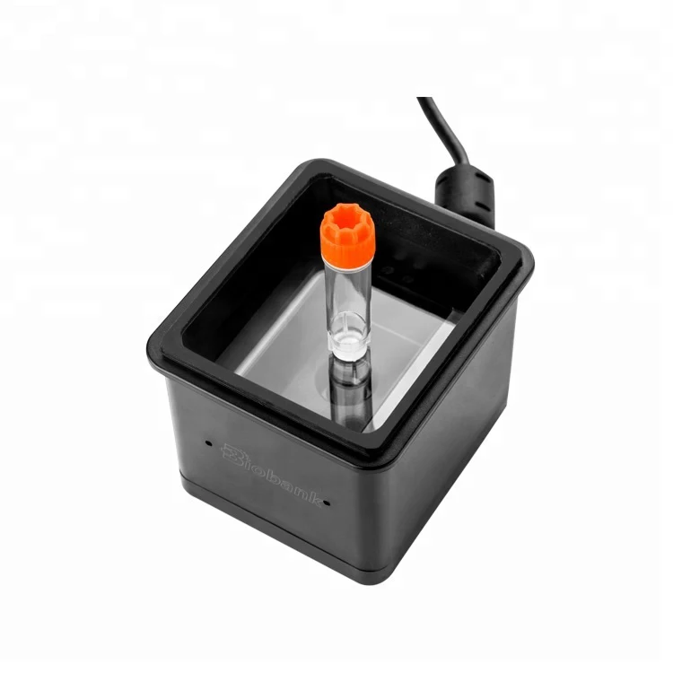 NADE CR-MS210 Single Tube Code Reader Lab Decoding Reader Supports 2D Codes Cryovials with SBS Rack