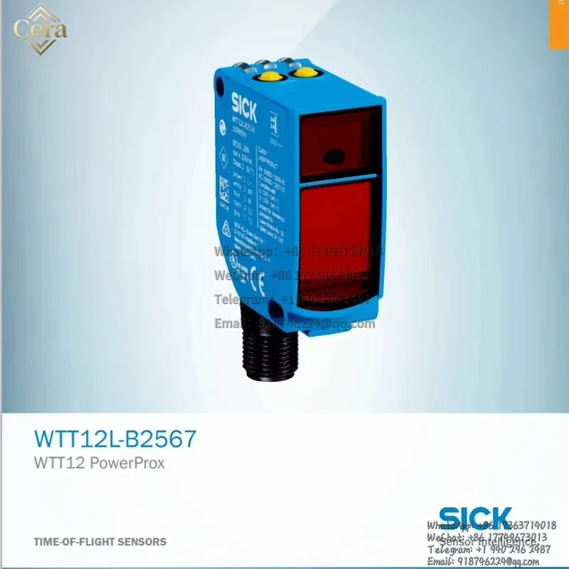 Sick Diffuse Reflection Photoelectric Sensor WTT12L-B2567 Order Number 1072654 Photoelectric Switch IN Stock Sensor Brand New