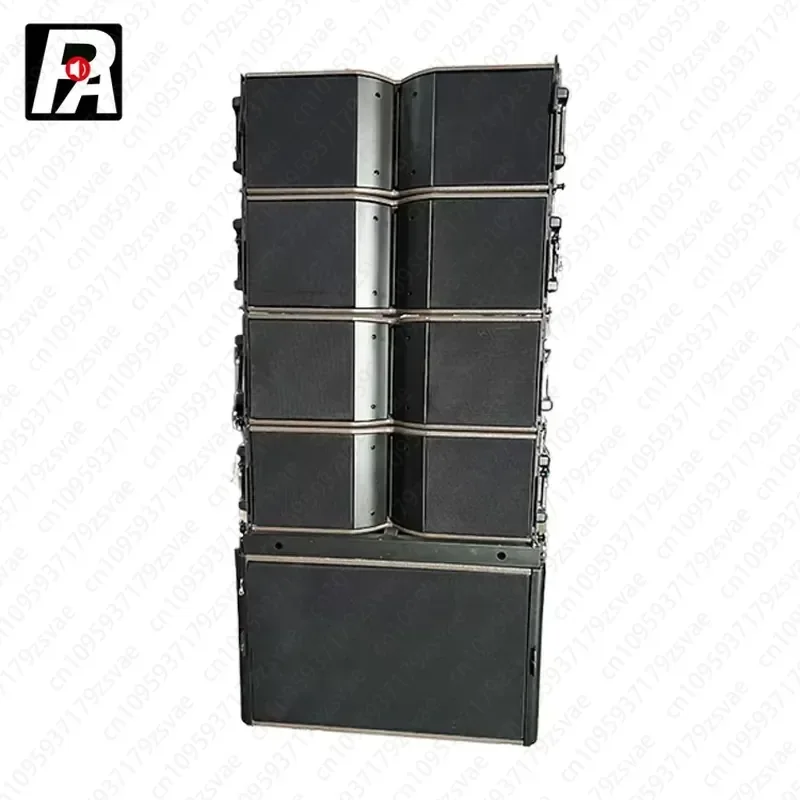 Ballroom Dual 10-inch Passive Line Array Speakers with 8 Ohm Impedance Audio System