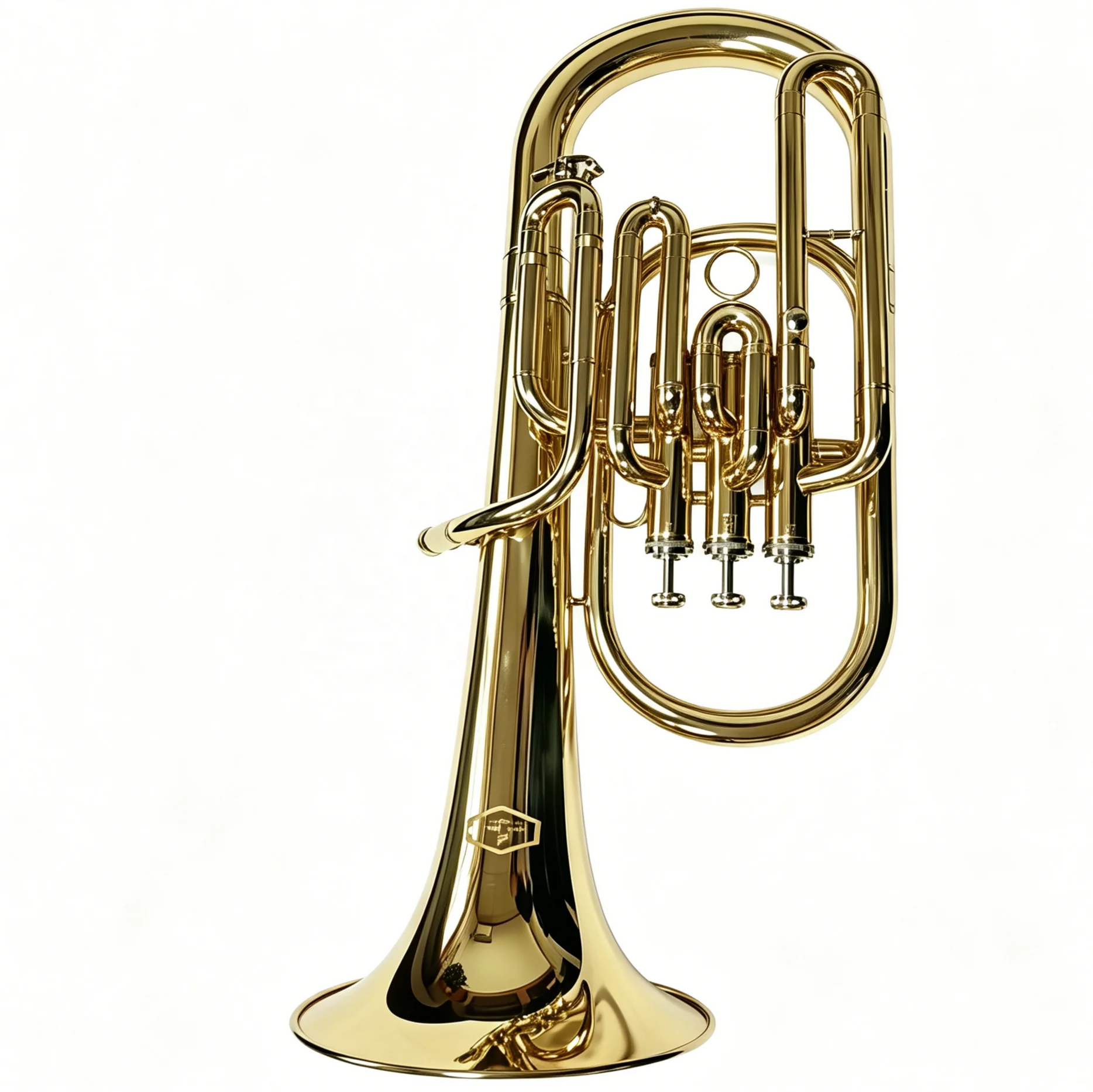 Popular Gold Lacquer Tone Bb Brass Alto Horn