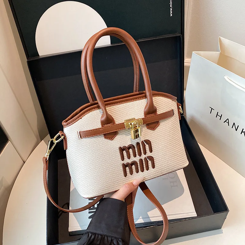 

2025 Fall Vintage Shoulder Bag for Women Minimalist Crossbody Purse with Top Handle Retro Casual Bag for Daily Use, Fashion