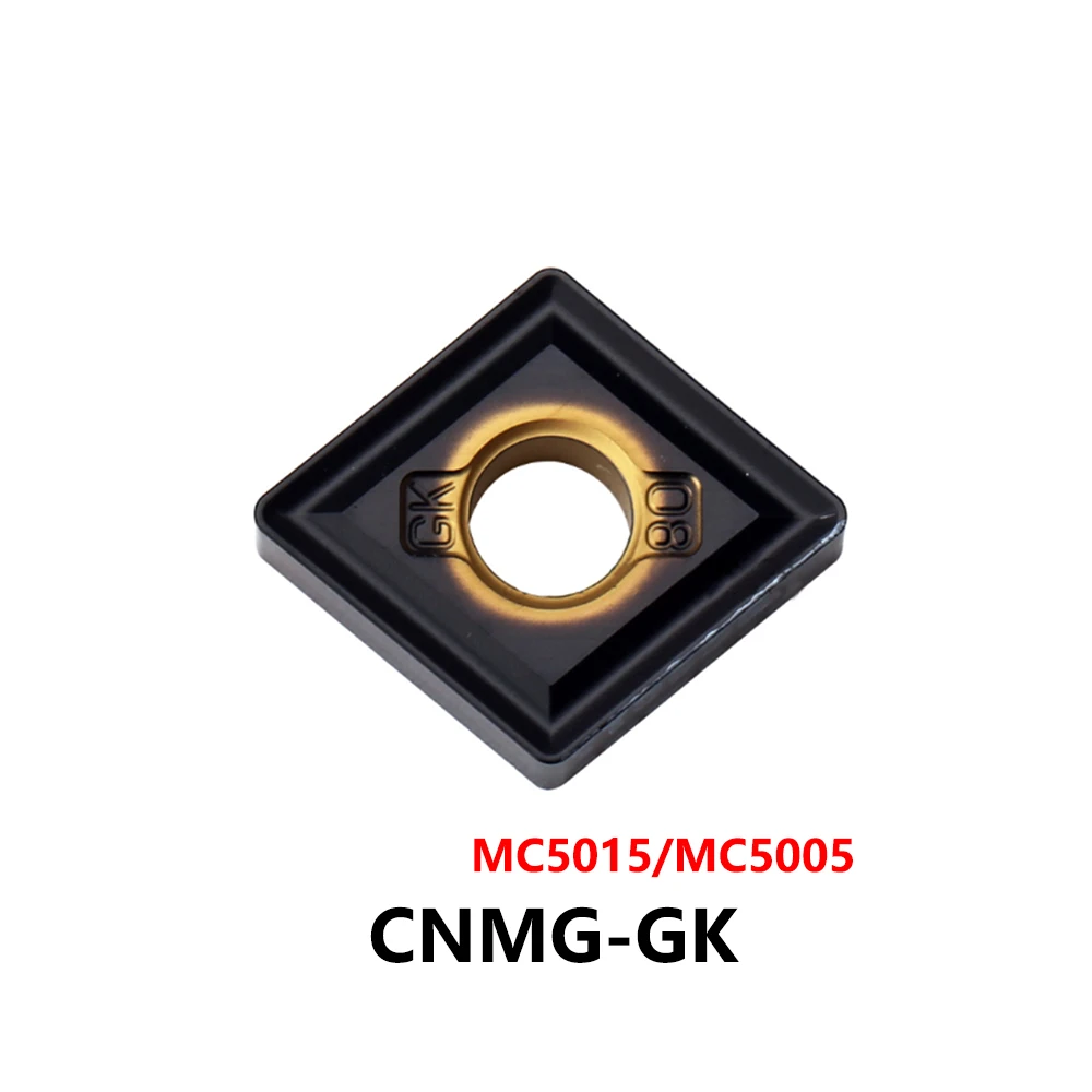 

Carbide Inserts Original CNMG120404-GK CNMG120408-GK MC5005 MC5015 CNC Lathe Turning Tools CNMG 120408 GK CNMG1204 Cutter Holder