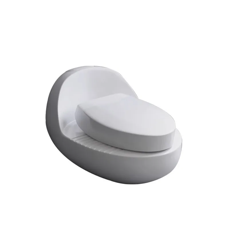 Squatting dual-purpose toilet integrated household straight flush deodorant and non-slip squatting pit